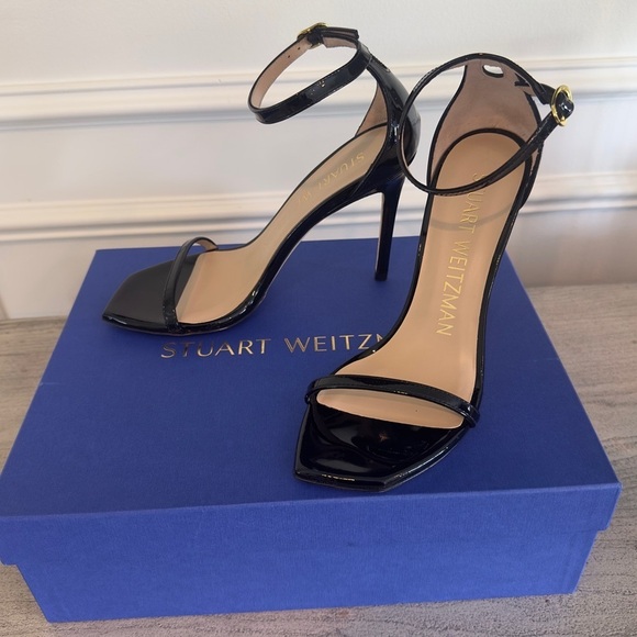 Stuart Weitzman Nudistcurve Ankle Strap Women’s Sandal 7 - Picture 9 of 13